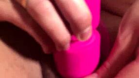 BIG TITS BIG ASS RUSSIAN IN LINGERIE HEELS MASTURBATES WITH DILDO VIBRATOR SHAKING HER SEXY CURVES!