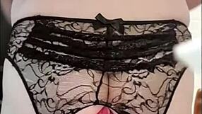 Kinky Maid Flashes Huge Ass and Pierced Nipples in Cage Buttplug Bath Tease