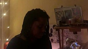 i love this homemade ebony girl's sloppy amateur blowjob skills