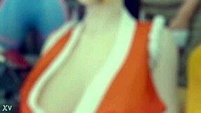 ada wong rides ashley cowgirl in resident evil cartoon