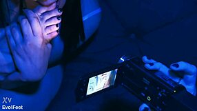 your mouth waters drooling over my sexy feet toes