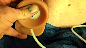 Dude this pumped monster cock pounds her fat bbw ass anally