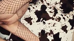 her milf ass craves anal in tight fishnet lingerie pov