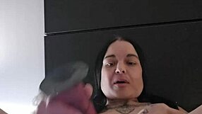 emy angel gropes herself rubbing hard on her toy desperately