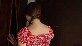 City girl beds big tits brunette ranch farmer for homemade fuck