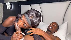 Lagos Street Hooker Bent Over for Ebony Doggystyle Creampie Ride