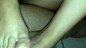 Whoa feet jerking thick cum load