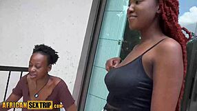 girlfriend's ebony friend caught fingering leads to boyfriend joining bisexual interracial threesome
