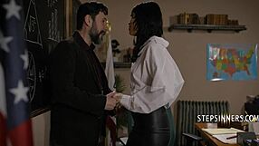 finally fucking my prof after years of waiting he licks my pussy rough