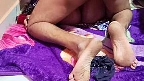 desi girlfriend gets her tight pussy pounded hard by lover in wild fun session