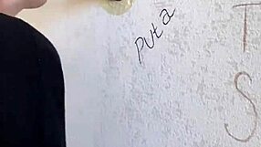 Gloryhole Surprise Big Cock Deepthroat Cum in Mouth