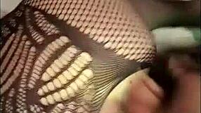 What if a busty big-assed latina slut fucks a man dressed as woman in homemade creampie comp?