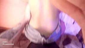 bebelexxx's fat latina ass shakes bent over taking rough doggystyle in tight jeans