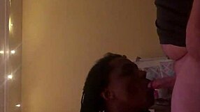 i love this homemade ebony girl's sloppy amateur blowjob skills