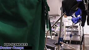 Dr Tampa Traps Petite Nurse Daisy Bean In Hospital Handcuffs Latex Gloves Patient Humiliation Fuck