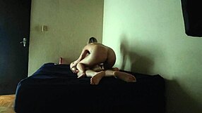 horny milf masseuse couldn't resist client's huge cock, bareback creampie on cam