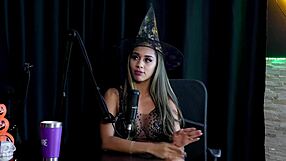 wanna hear how this sheer red halloween fairy couple dives into exhibitionist swinging spots for wild group sex?