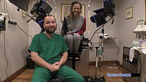 Dr Tampa face fucks Kalani Luana backstage in handcuffs