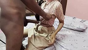 Indian desi schoolgirl 18+ bent over fucked hardcore by big cock village