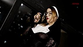 freirinha madalena poses pierced nipples stockings for brazilian monster cock tease