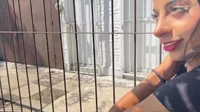 i'm taking this petite 19 year old with huge natural tits on a wild sex shop adventure with my big dick