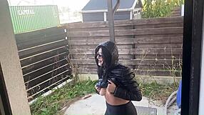 Friend's wife begs deep pounding while husband hides in closet