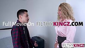 What If Stepmom And Realtor Turn Threesome Into Creampie Madness?