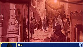 orange trainer's big boobs shake during wild ass dancing handjob?