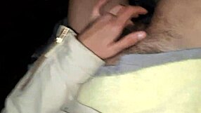 Brunette Lesbians Masturbate Hairy Pussies in Hidden Hut