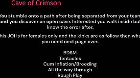 CRIMSON x LOST GIRL gives JOI draft master commands slave
