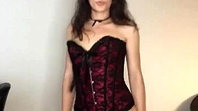 yo check out nadia diamo this fit 18+ teen modeling lingerie and strutting in heels