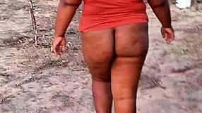 check out my big ass and tight pussy flashing in public outdoor