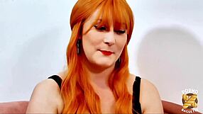 vicky belle redhead milf craves thick cock in lingerie