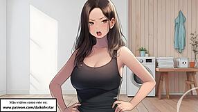 jerk off while the european femdom maid catches you sniffing panties