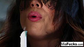 Mia Lelani Drips Wax on Tits and Pussy Till Orgasmic Squirm Fest