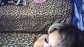 glasses asian blonde blows maxxx loadz backstage in hardcore homemade action