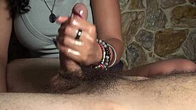 xattlalust expert handjob rips clothes big cumshot drips from nails roommate
