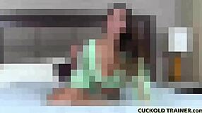 i lock your pathetic cock in chastity and force you to watch me fuck