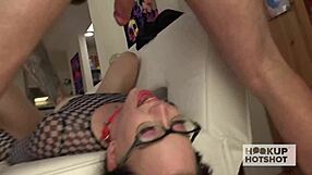 Wow tiny bambi black gets her pussy destroyed by bryan gozzling's monster cock rough!