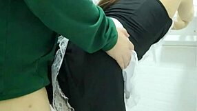 boss catches thai housewife in shower and pounds her tight