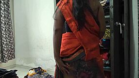 Bhabhi Gets Bent Over And Fucked Hard Doggy By Devar In Cupboard While Hanging Clothes. Dirty Talk Creampie Follows