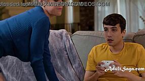 fuckin' stepmom dee williams beats video games with her big tits ass