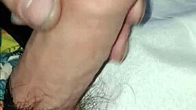 amateur homemade solo small cock cums fast in close-up masturbation