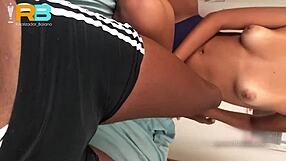 brazilian bdsm sub wife humiliated fucked hard by black dom owner in lingerie