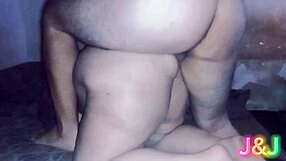 Chubby Hottie Caught Bent Over Begging for More Thrusts