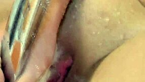 Arousing Virgin Teen Cums Hard on Hairless Cunt Closeup
