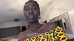 Can Naughty Ebony Big Tits Babe Handle Upside-Down Throat Fuck?