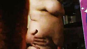 bound bbw wife with huge tits exposed in front of open window for creampie