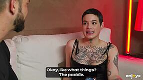 saba lapiedras takes rough mmf double penetration with big cocks cumshots first time