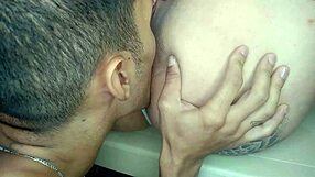 Horny latina milf masturbates with banana bent over squirting on cam doggystyle